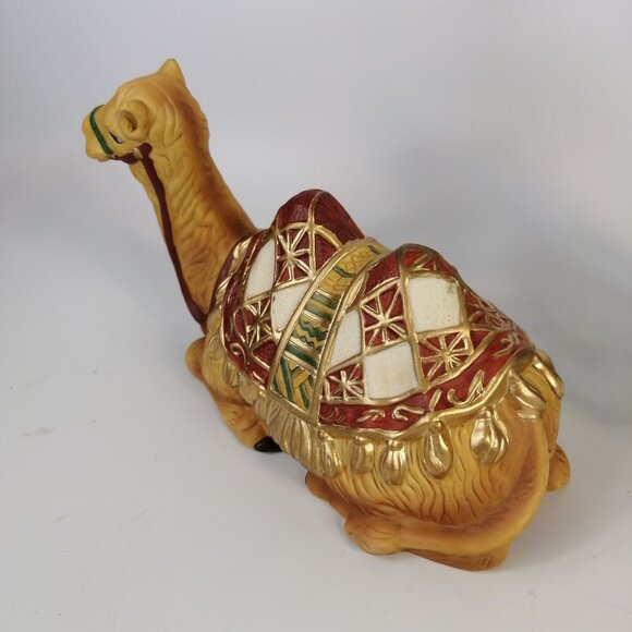 Hawthorne Village Thomas Kinkade Nativity Seated Camel & King Gaspar 2002 Mint - Picture 4 of 7